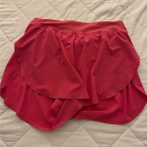 Lululemon Fast and Free Vibrant Pink Athletic Skort